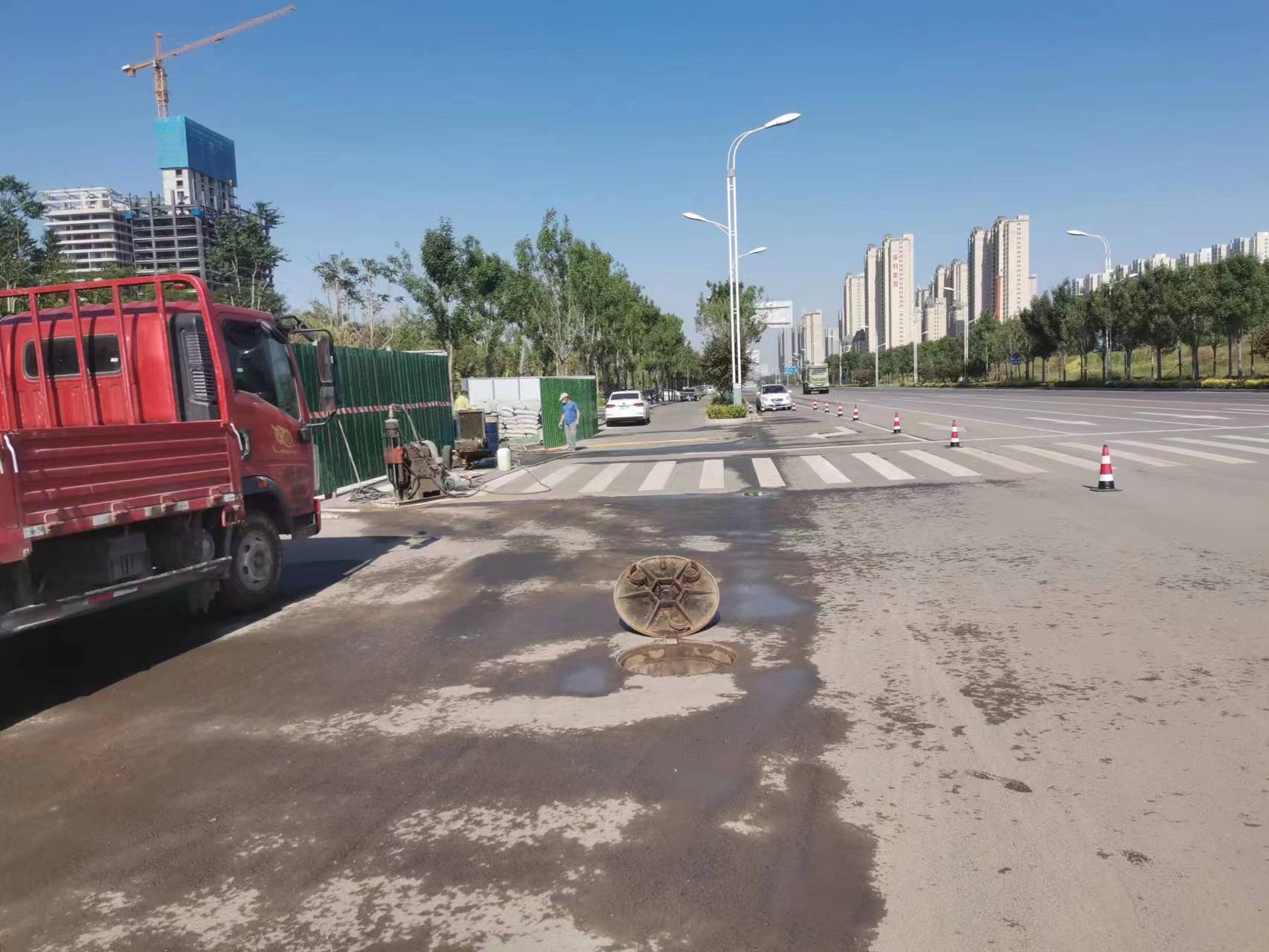 万江街道路基沉降注浆